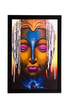 Spiritual Lord Buddha Matt Textured UV Art Painting