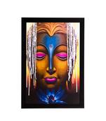 Spiritual Lord Buddha Matt Textured UV Art Painting