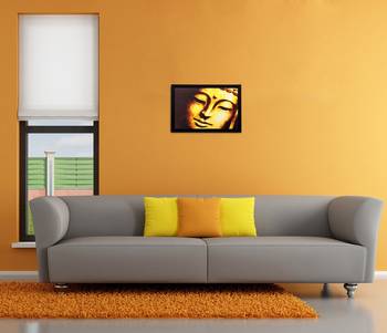Enlightening Buddha Matt Textured UV Art Painting 2