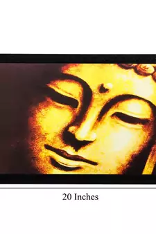 Enlightening Buddha Matt Textured UV Art Painting
