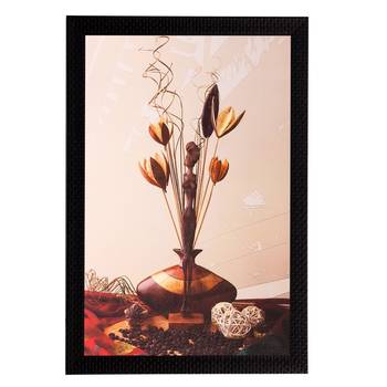 Stems & Vase Matt Textured UV Art Painting 1