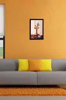 Stems & Vase Matt Textured UV Art Painting