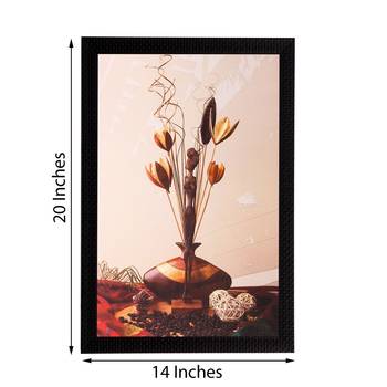 Stems & Vase Matt Textured UV Art Painting 3