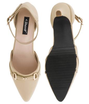 Sherrif Shoes Kitten Heel Sandals 4