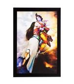 Radha Krishna Matt Textured UV Art Painting