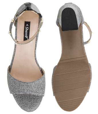 Sherrif Shoes Block Heel Sandals 4