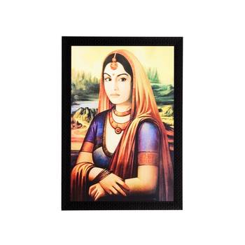 Pretty Lady Matt Textured UV Art Painting 1