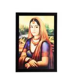 Pretty Lady Matt Textured UV Art Painting