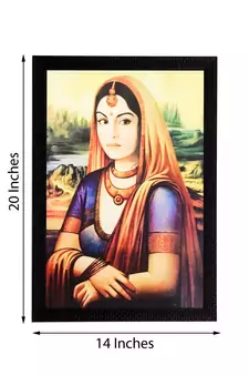 Pretty Lady Matt Textured UV Art Painting