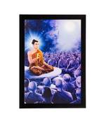 Enlighening Lord Buddha Matt Textured UV Art Painting