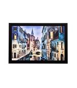 City View Matt Textured UV Art Painting