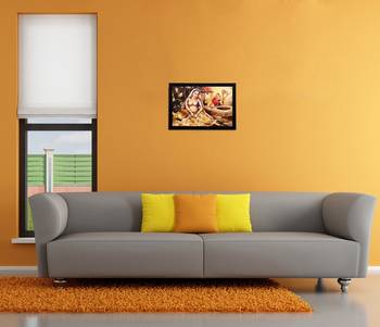 Village Woman Matt Textured UV Art Painting 2