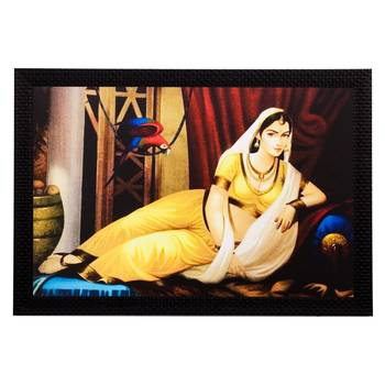 Pretty Woman Matt Textured UV Art Painting 1