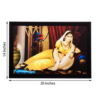 Pretty Woman Matt Textured UV Art Painting 3