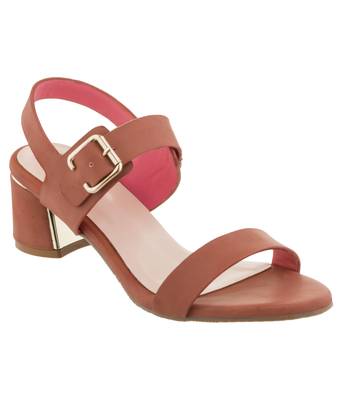 Sherrif Shoes Block Heel Sandals 1