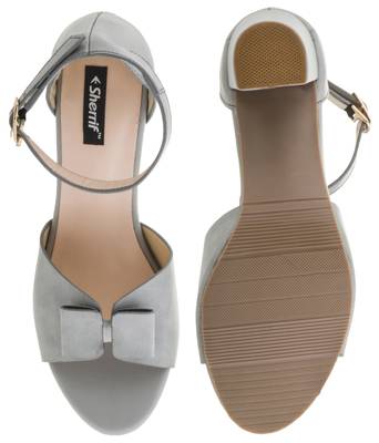 Sherrif Shoes Block Heel Sandals 4