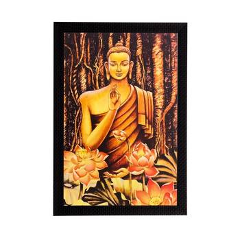 Lord Buddha Matt Textured UV Art Painting 1