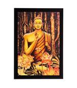 Lord Buddha Matt Textured UV Art Painting