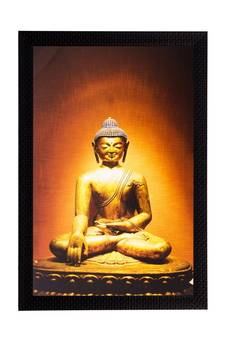Spiritual Lord Buddha Matt Textured UV Art Painting