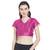 Pink Art Silk Ready-Made Saree Blouse