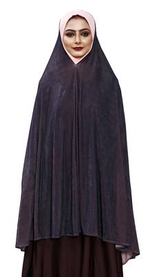 Justkartit Purple Color Instant Islamic Wear Women Prayer Hijab Abaya 2