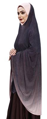 Justkartit Purple Color Instant Islamic Wear Women Prayer Hijab Abaya 3