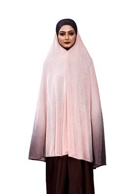 Justkartit Violet Color Long Stitched Ready To Wear Women Prayer Hijab Abaya 2
