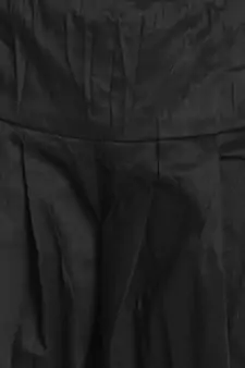  Black And Gold Silk Blend Jacket, Kurta And Dhoti Set