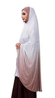 Justkartit Women Ready To Wear Long Plain Prayer Hijab Abaya 2