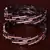Black cum Rose Gold Plated AAA CZ Stone Embellished Designer Bangles BD404