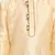 Gold Printed Cotton Silk Boys-Kurta-Pyjama