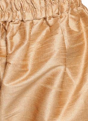  Azure And Rose Gold Silk Blend Kurta Pyjama Set 5