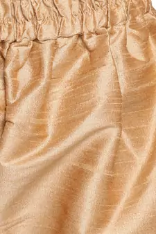  Azure And Rose Gold Silk Blend Kurta Pyjama Set