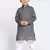 Black Printed Cotton Boys-Kurta-Pyjama