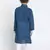 Blue Printed Cotton Boys-Kurta-Pyjama