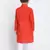 Red Printed Cotton Boys-Kurta-Pyjama