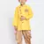  Yellow And Rose Gold Cotton Blend Indowestern Sherwani And Dhoti Set