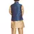 Blue Printed Blended Cotton Boys-Nehru-Jacket