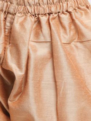  Maroon And Rose Gold Cotton Pathani Kurta Set 5