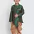 Green Woven Silk Blend Boys-Sherwani