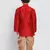 Maroon Woven Silk Blend Boys-Sherwani