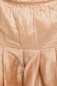  Deep Firoja And Rose Gold Silk Blend Indowestern Sherwani And Dhoti Set