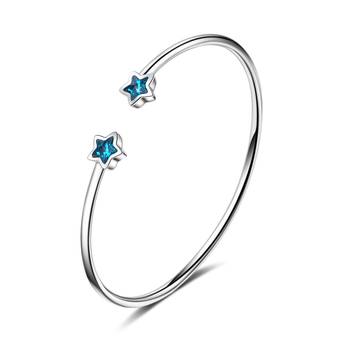 Blue crystal bracelets 2