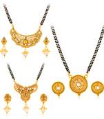 Yellow pearl mangalsutra