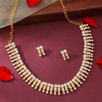 Yellow diamond necklace-sets 2