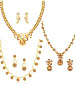 Yellow diamond necklace-sets
