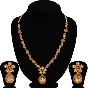 Yellow diamond necklace-sets 5