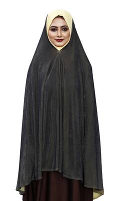 Justkartit 2 Shade Islamic Ready To Wear Long Chaderi Makhna Hijab For Women 2