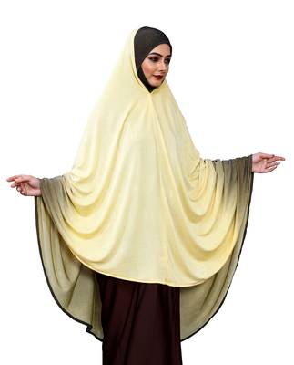 Justkartit Islamic 2 Shade Instant Long Prayer Chaderi Hijab For Women 1