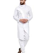 Designer White Linen Kurta Pajama